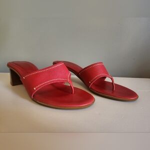 Hot Pink Coach Sandals